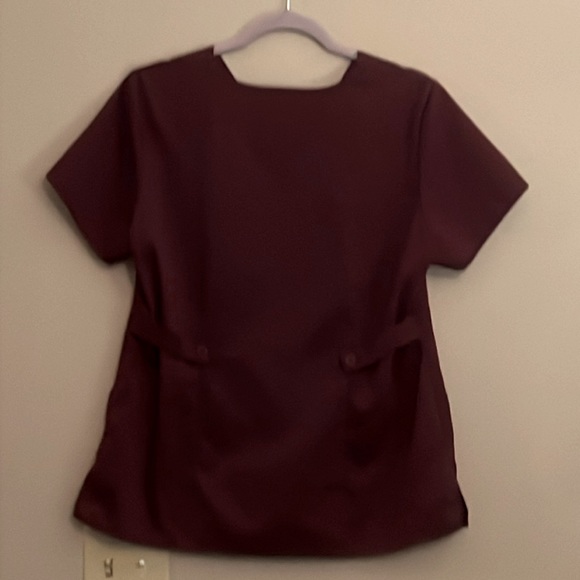 GREY’S ANATOMY Scrub Set Burgundy Size Large - Picture 3 of 11